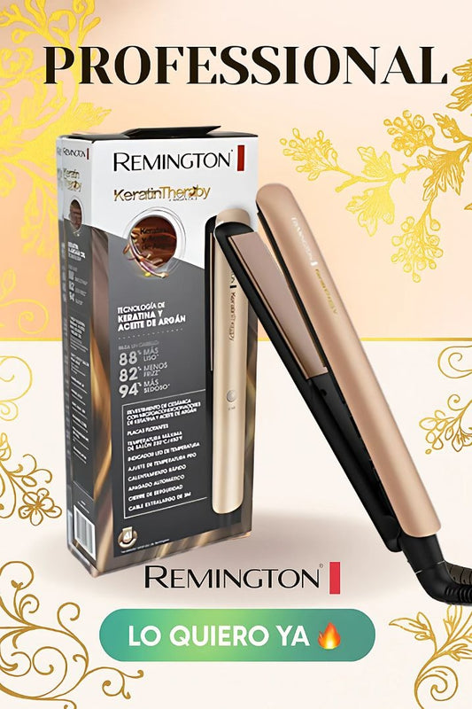 PLANCHA REMINGTON KERATINA | ULTRA LIZO | +OBSEQUIO GRATIS🎁.